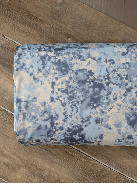 Blue Tiedye DTY | By the Half Yard