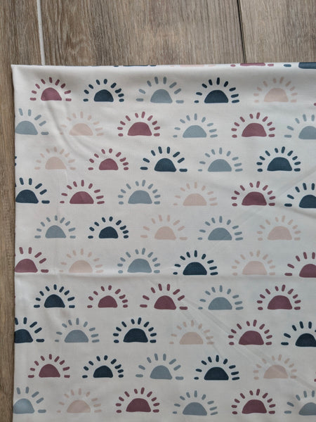 Custom Print | Vintage Suns|Athletic Knit| Similar to DTY| By the Half Yard