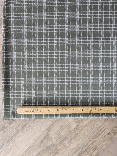 Fall Plaid | Mediumweight Knit|By the Half Yard