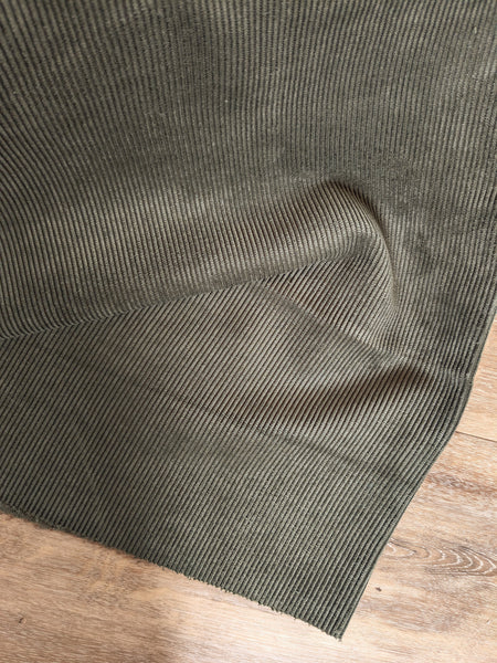 Solid Corduroy Fine Whale| Polyester Blend| By the Half Yard