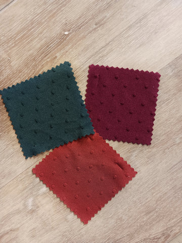 Swiss Dot Knit| Textured Solids|By the Half Yard