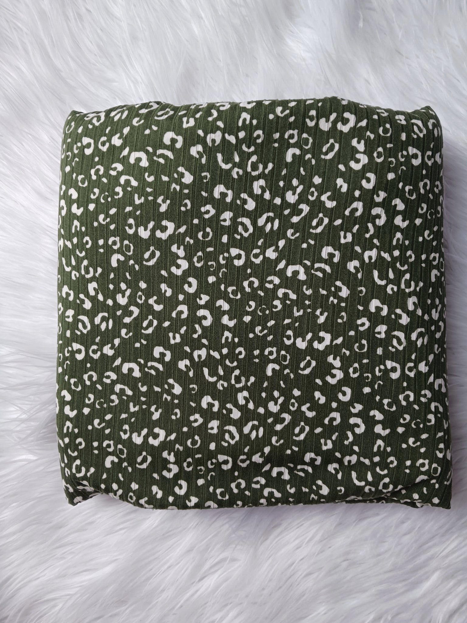 Animal Print |Yummy Rib Knit|By the Half Yard