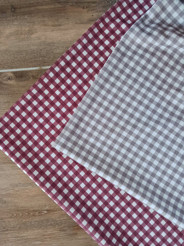 Gingham Small Plaid | Lightweight Liverpool Knit|By the Half Yard