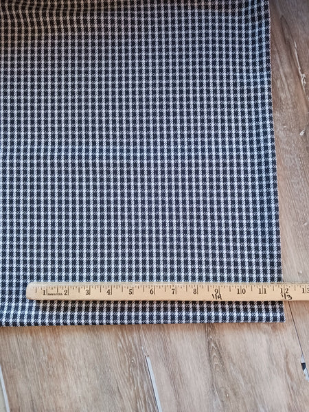 Small Plaid | Mediumweight Knit|By the Half Yard