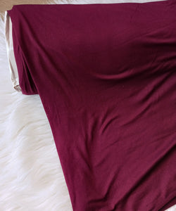 Burgundy| Solids|Double Brushed Poly|By the Half Yard