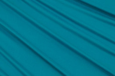 Teal Blue Solid Double Brushed Poly|By the Half Yard