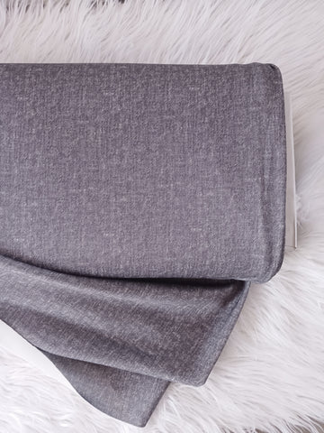 Grey Denim Look Knit|Solids|By the Half Yard