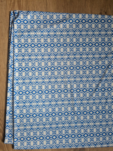 Blue Aztec DTY | By the Half Yard