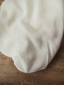 Sand Washed Ivory Rayon Linen | By the Half Yard