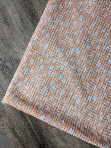 Custom Print |Apricot Mini Print Missioni Knit| By the Half Yard