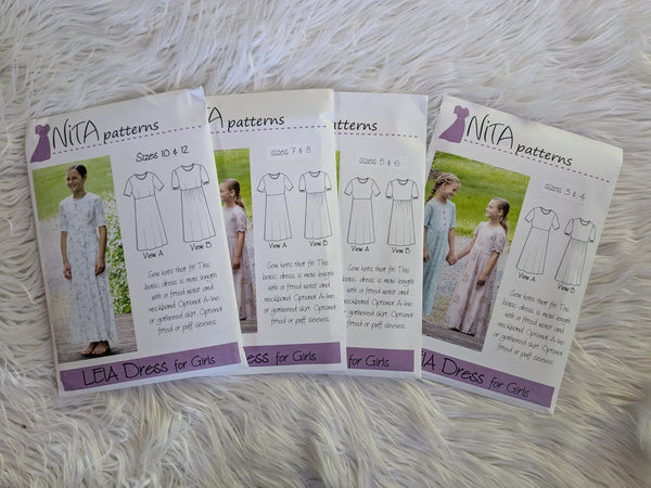 Girls LEIA Dress | NITA Ladies Dress Pattern