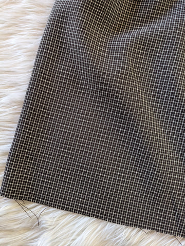 Small Plaidl Poly Cotton| By the Half Yard