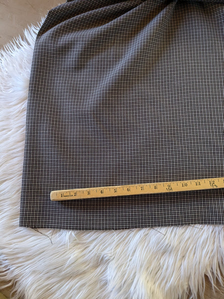 Small Plaidl Poly Cotton| By the Half Yard