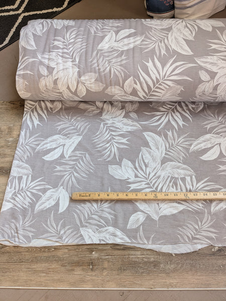 Tropical Leafy Print| French Terry Knit l By the Half Yard