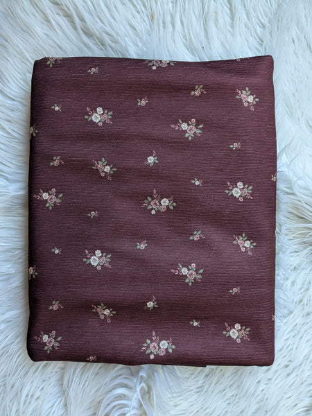Petite Bouquets| Rebecca Knit • 54" wide| By the Half Yard
