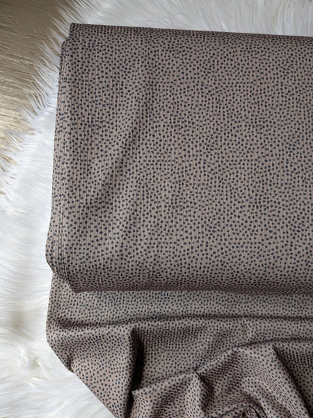 Custom Design|  Animal Petite Print |Unbrushed Rib Knit|By the Half Yard