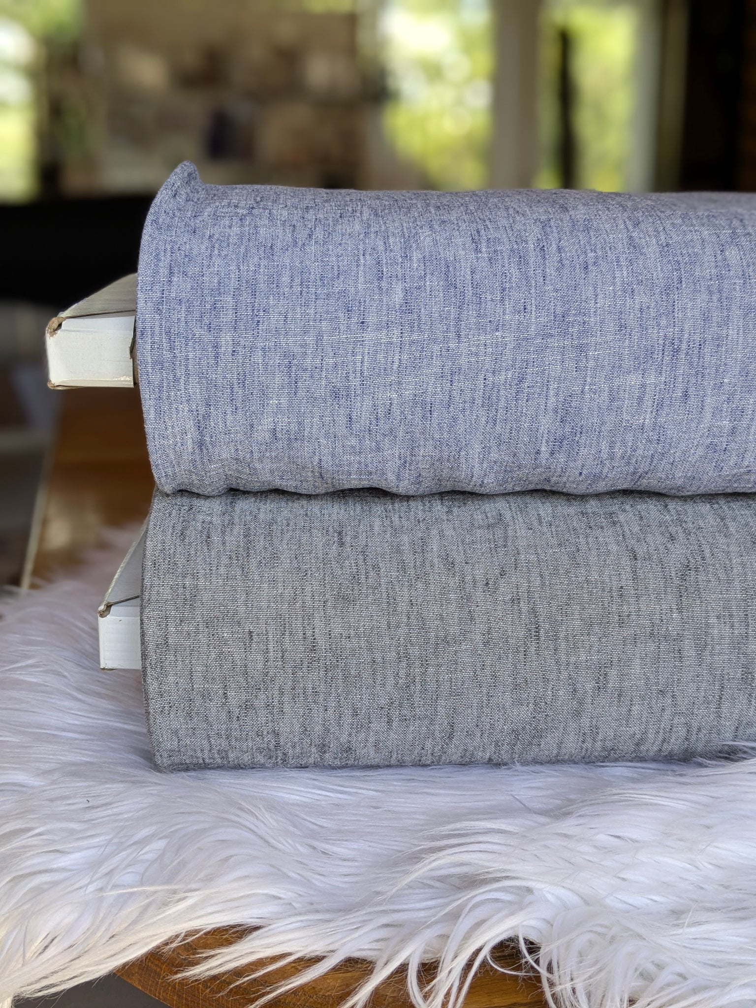 Denim Look Polyester| Solids | By the Half Yard