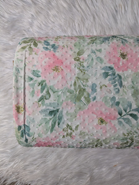 Watercolor Floral| Swiss Dot Knit |By the Half Yard