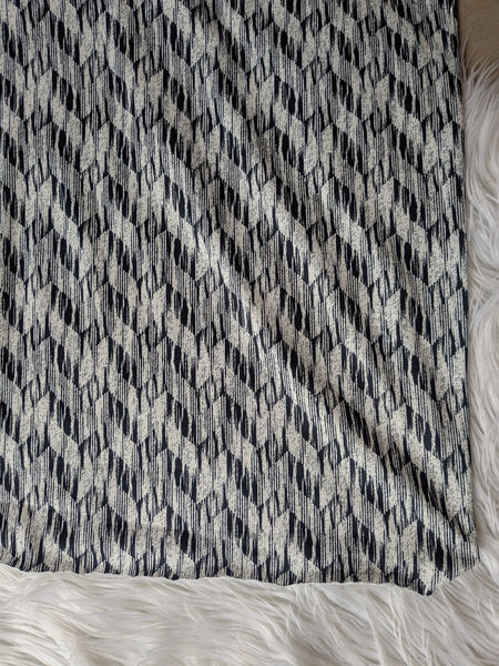 Deep Navy Broken Herringbone DTY  | By the Half Yard