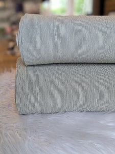 Seersucker Polyester Vintage Pinstripes| By the Half Yard