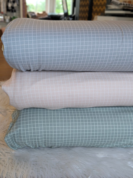 Petite Windowpane| Yummy Rib Knit|By the Half Yard