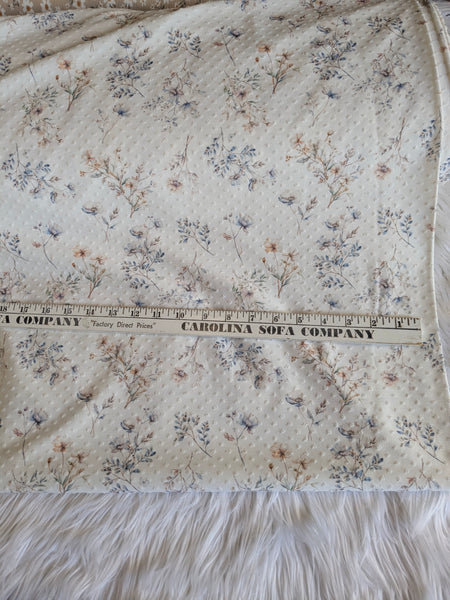 Autumn Sprigs | Swiss Dot Knit |By the Half Yard