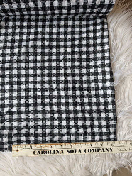 Gingham Small Plaid | Yummy Rib Knit|By the Half Yard