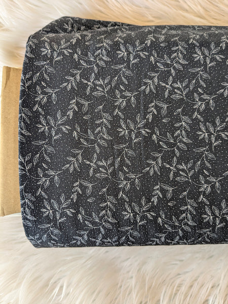 Dotted Leafy Print | Air Flow Polyester or Seersucker "Knit" | By the Half Yard