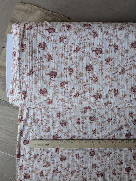 Izzy Floral • Summer Breeze Knit|By the Half Yard