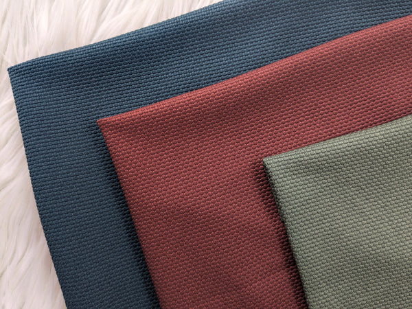Mini Bubble Knit | Textured Solids|By the Half Yard