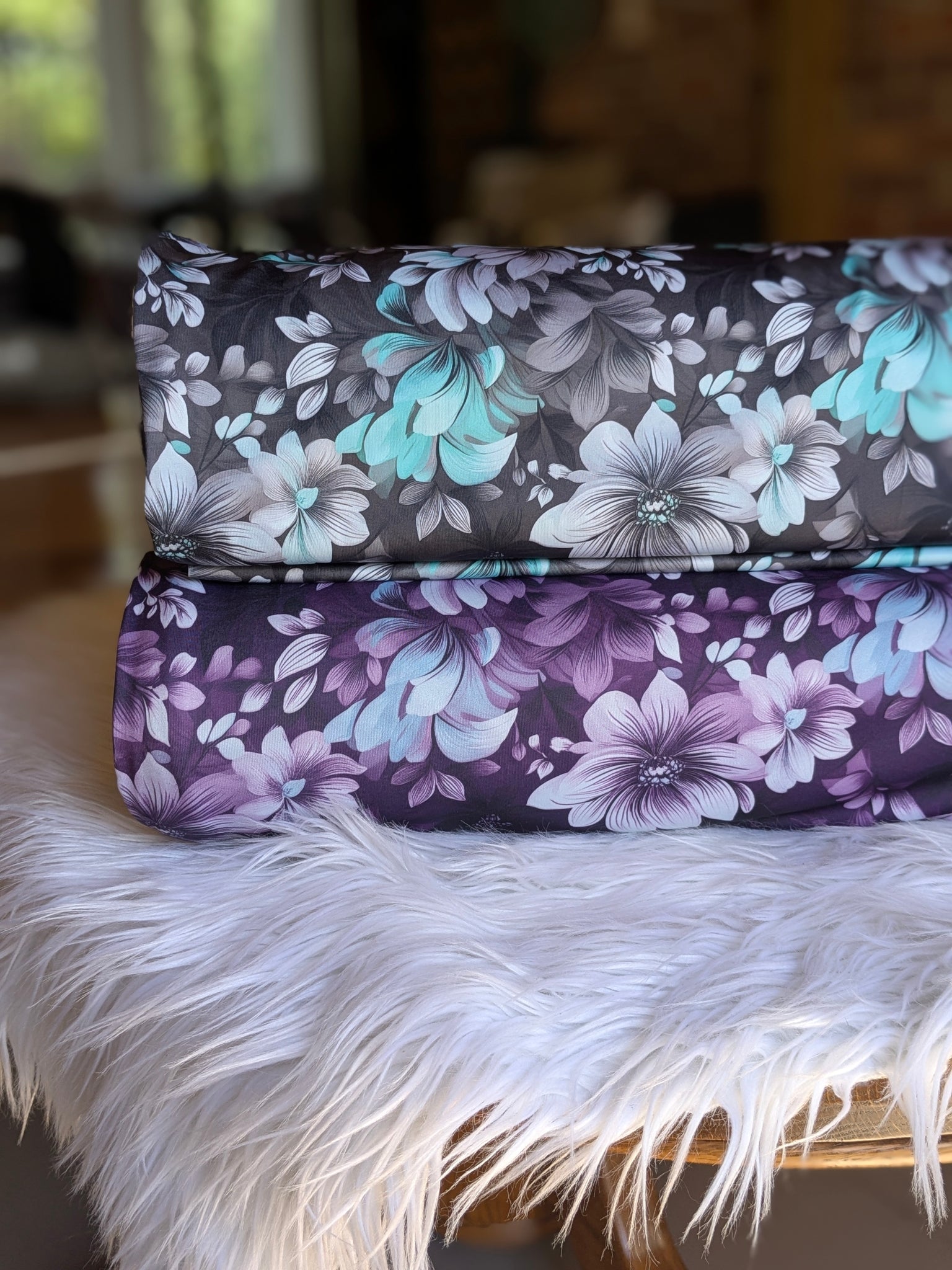 Large Floral DTY  | By the Half Yard