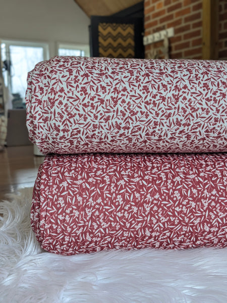 Petite Berries | Wide Yummy Rib Knit|By the Half Yard