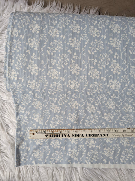 Delicate Whisper Powder Blue|Unbrushed Reign Rib Knit|By the Half Yard