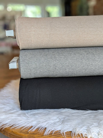 Slightly Sparkle | Yummy Rib Knit|  By the Half Yard