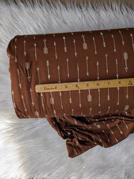 Arrows | Double Brushed Poly |By the Half Yard