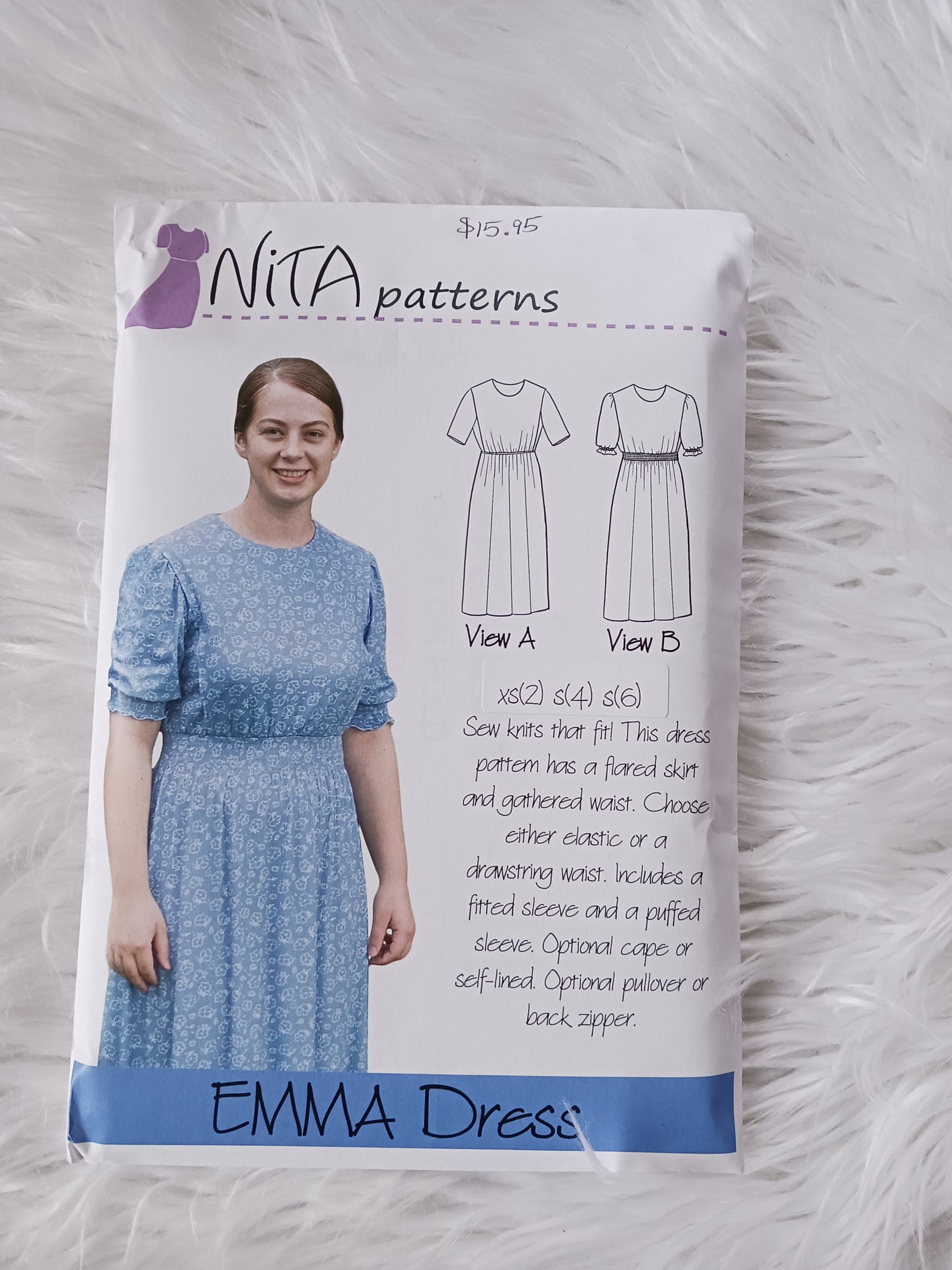 Emma Dress | NITA Ladies Dress Pattern Elegant Threads Co. Emma Dress | NITA Ladies Dress Pattern Elegant Threads Co.