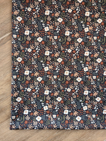 Custom Print | Wintry Toss|  Unbrushed Rib Knit|By the Half Yard