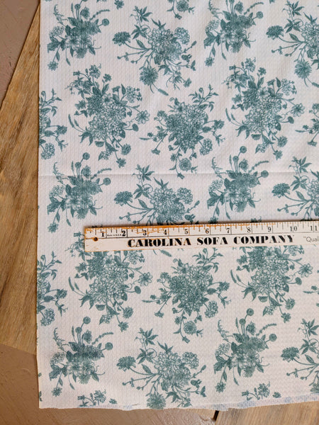 Custom Print| Stencil Bouquet | Missioni Knit| By the Half Yard