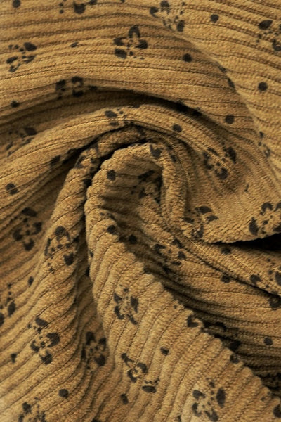Vintage Prints Corduroy Wide Ribs| Cotton| By the Half Yard