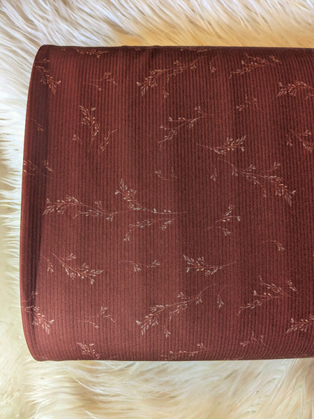 Sprigs |Mini Rib Knit |By the Half Yard
