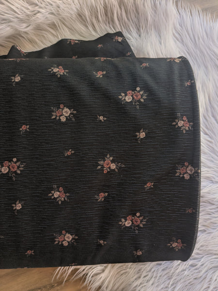 Petite Bouquets| Rebecca Knit • 54" wide| By the Half Yard
