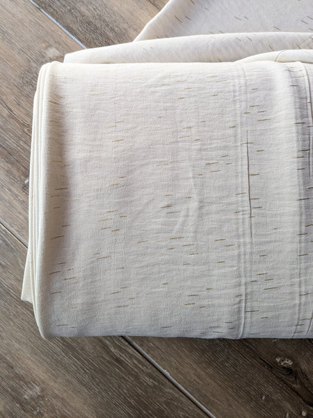 Gold Foil Solids |Air Flow Polyester | By the Half Yard