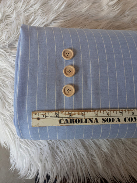 Polyester Stripes Linen Look| By the Half Yard