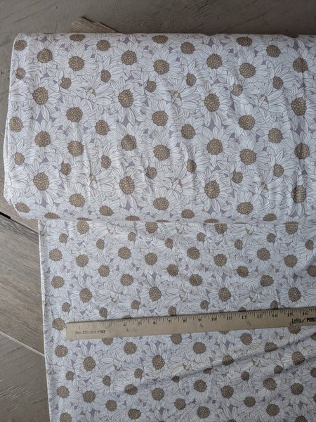 September Flowers• Eureka Jersey Knit|By the Half Yard