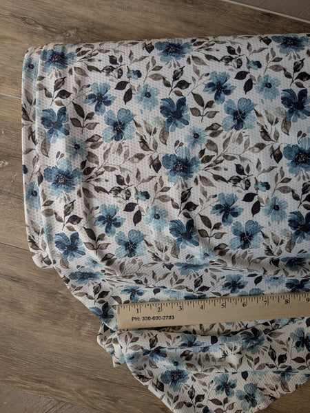 Watercolor Floral Dapple Knit |By the Half Yard