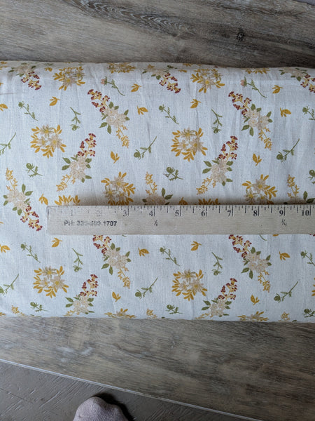 Softly Rooted |Linen Blend| By the Half Yard