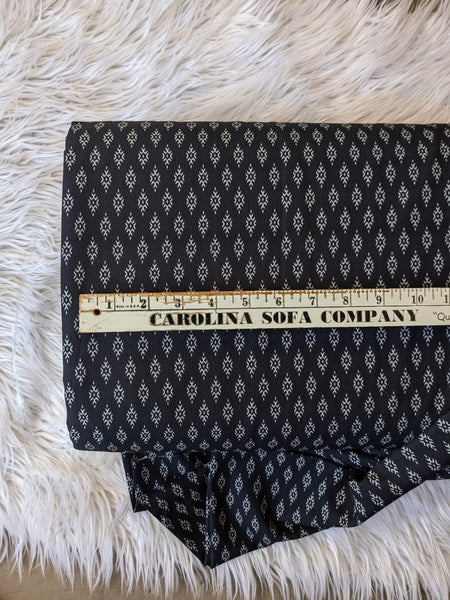 Custom Print |Small Aztec Diamonds | Cloud Poly|  By the Half Yard