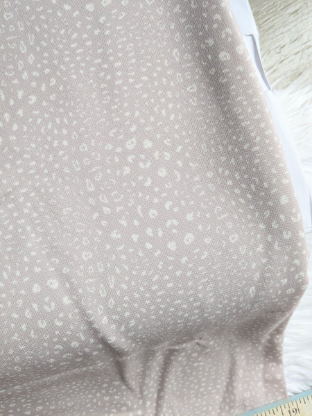 Custom Print| Neutral Animal Print| Linen Look Poly| By the Half Yard