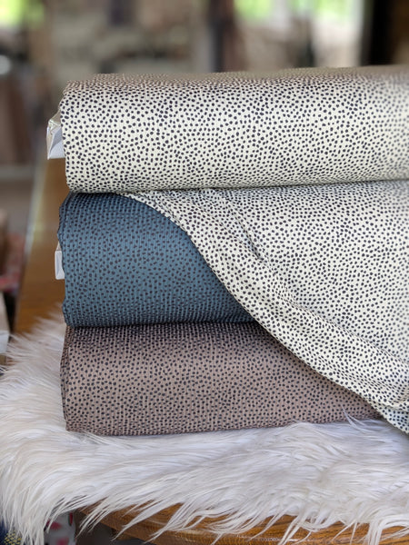 Custom Design|  Animal Petite Print |Unbrushed Rib Knit|By the Half Yard