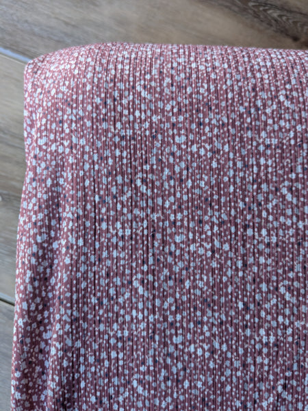 Custom Design| Itsy Bitsy Prints  |Unbrushed Rib Knit|By the Half Yard